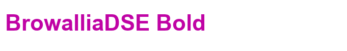 BrowalliaDSE Bold